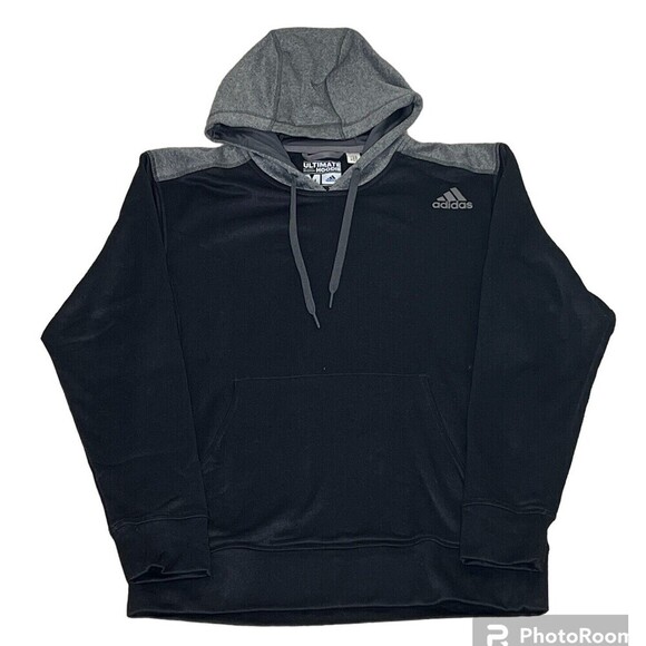 Adidas Hoodie Medium Black Adult Womens Ultimate Active‎ Athletic Sweatshirt - Picture 1 of 5